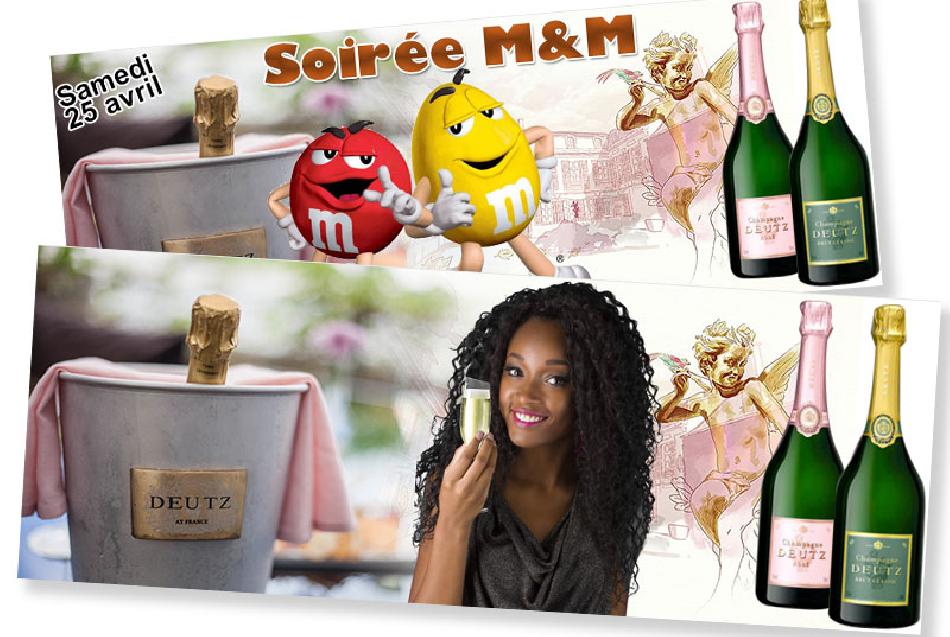 Création de visuel pour différentes campagne de communication pour les champagnes Deutz